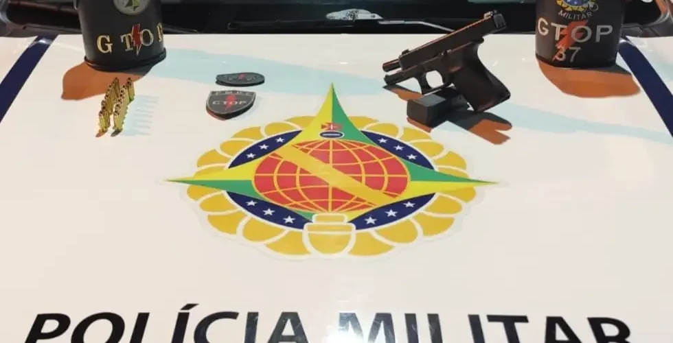 PMDF prende homem por violência doméstica, porte ilegal de arma e incêndio criminoso