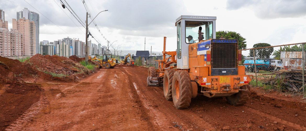 Obra na Avenida Vereda da Cruz é ampliada e passará a ter 2,1km de extensão