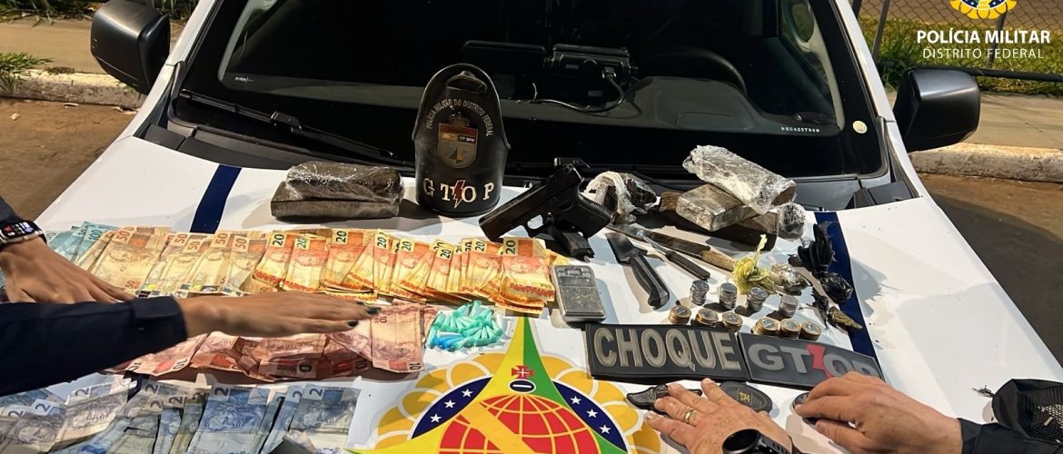 Suspeito de tráfico é preso após confronto em Arniqueira