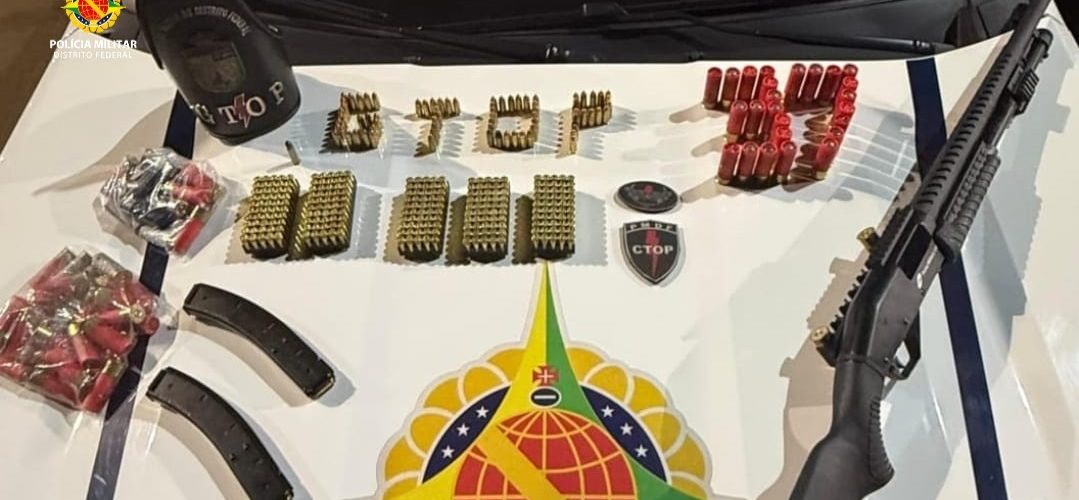 Polícia encontra arsenal em Arniqueira durante apuração de estupro de criança