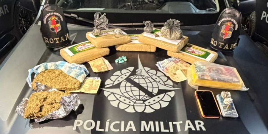 PMDF apreende skunk, cocaína e munição durante ação em Arniqueira