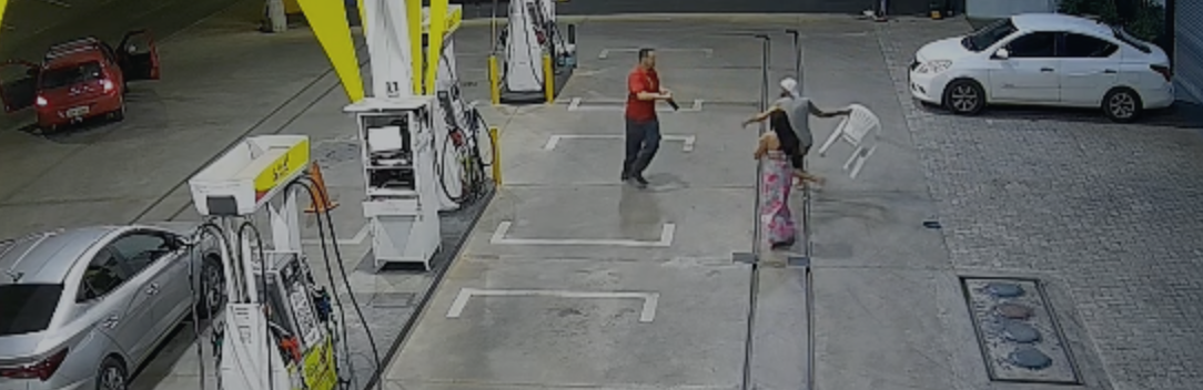 Frentista é agredido por motorista após pedir que ele não urinasse em posto em Arniqueira