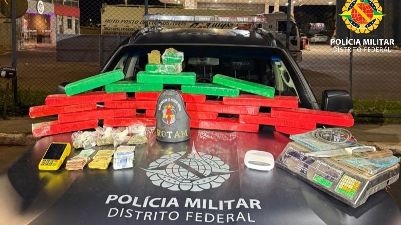 Polícia encontra cerca de 18kg de maconha em residência de Arniqueira